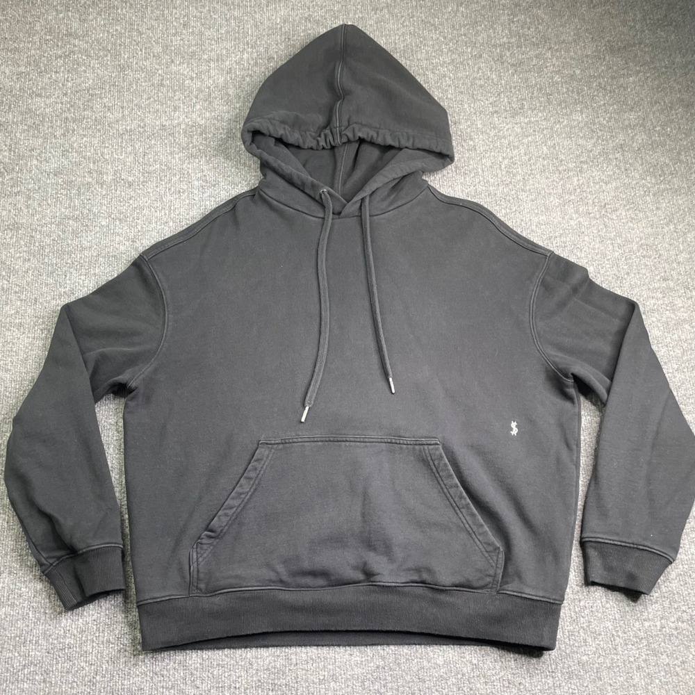 Ksubi Hoodie Mens Medium Black Sign Of The Times Cross Logo Pullover